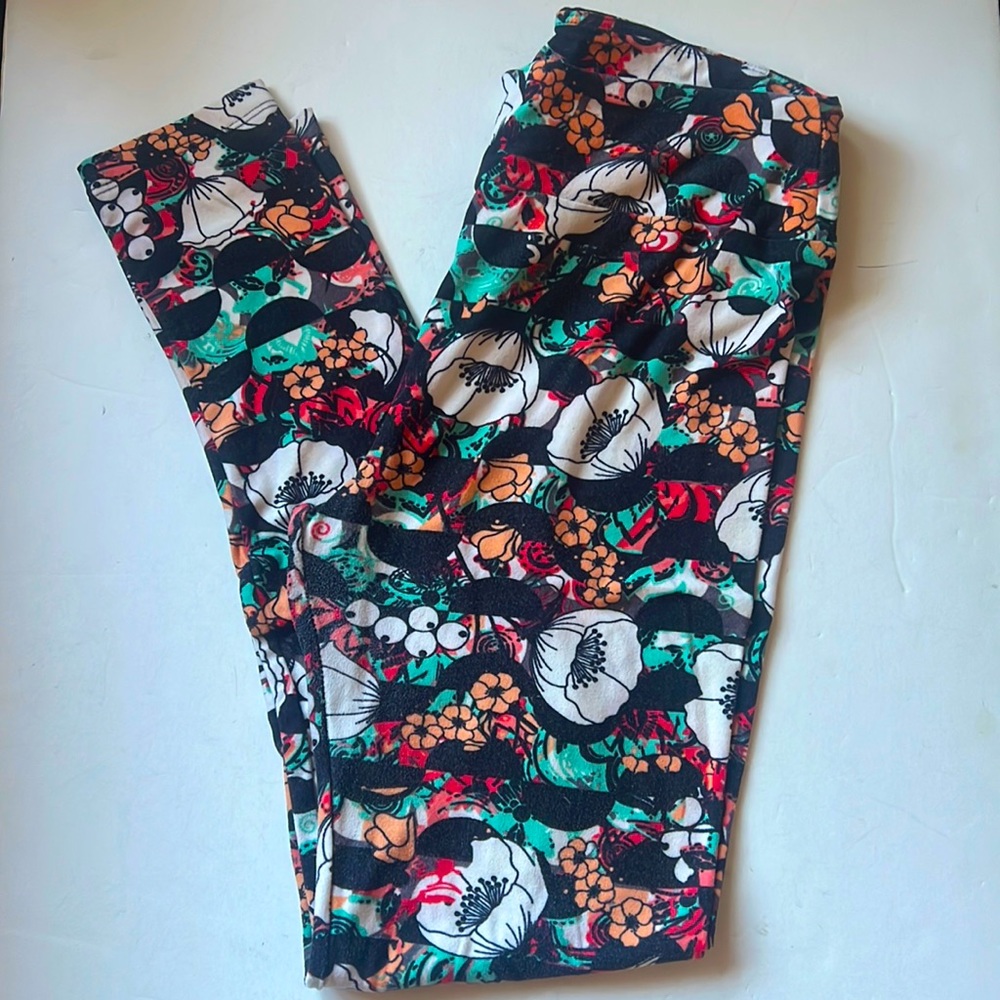 LuLaRoe Floral One Size Leggings